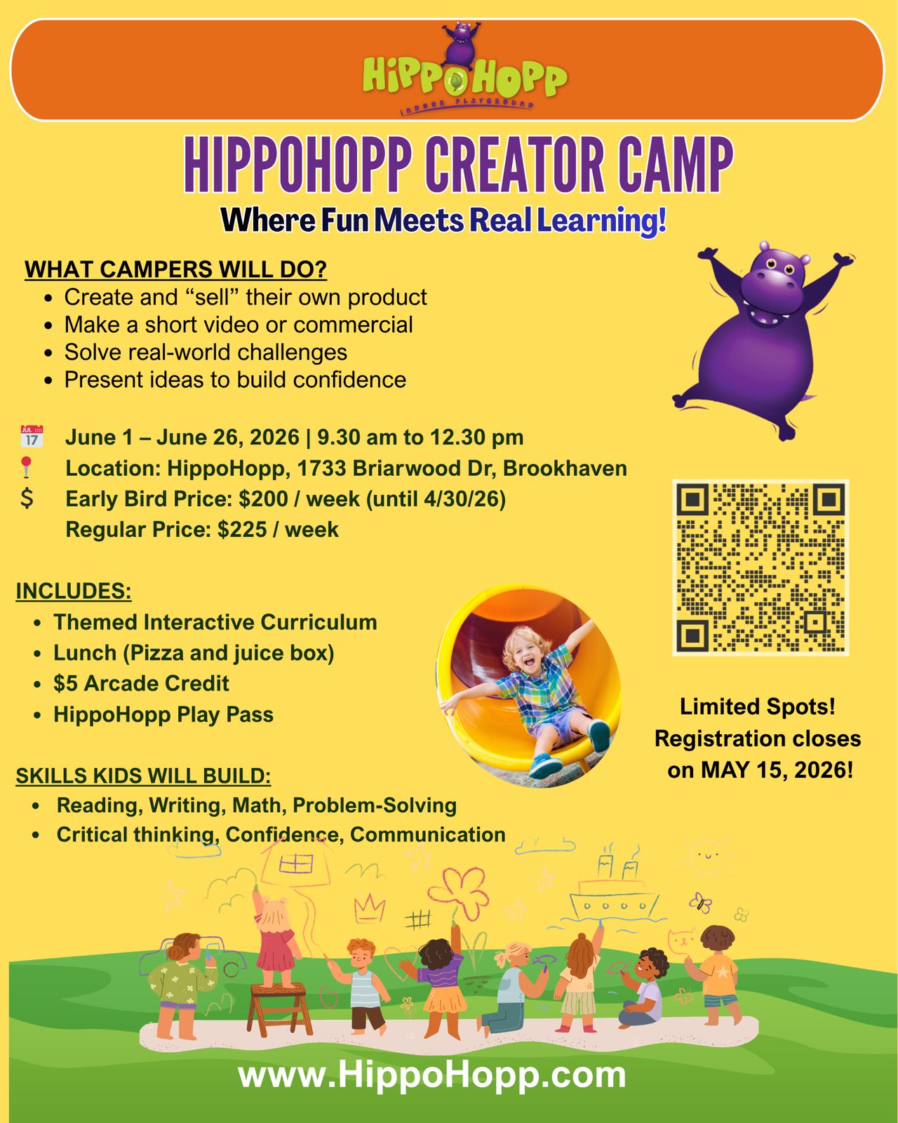HippoHopp Creator Camp